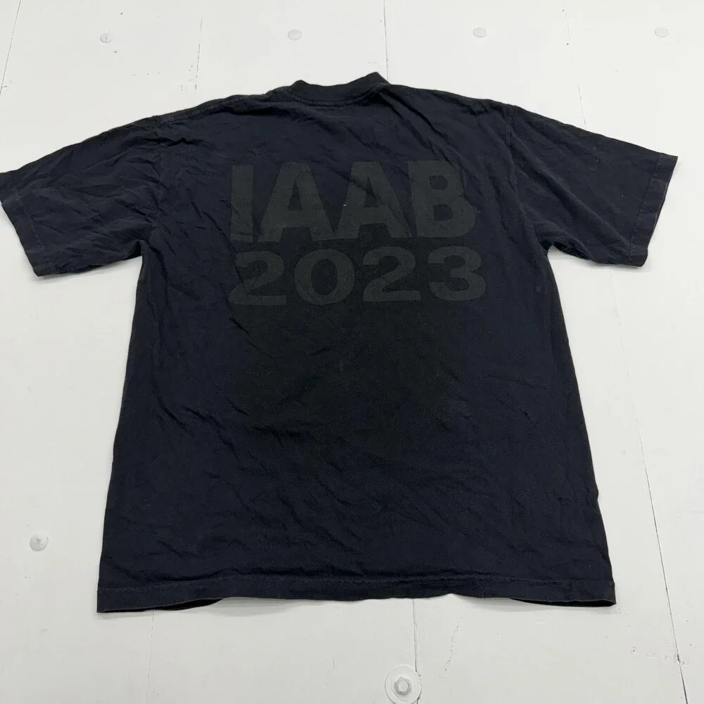 Drake Related Shirt Mens Large Black It's All A Blur Tour IAAB 2023 Graphic Tee